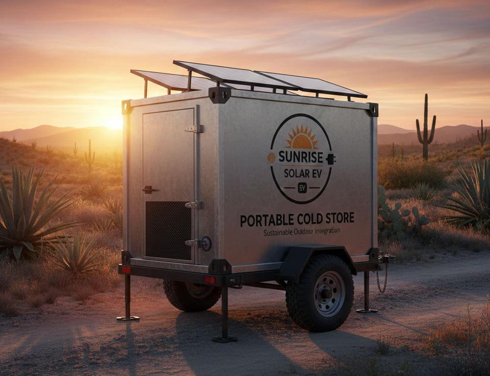 Solar-Powered EV Cold Storage