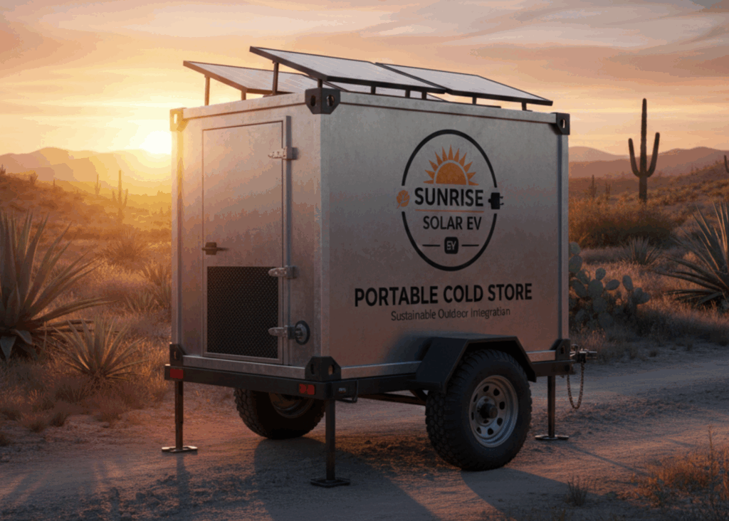 How Sunrise Solar EV Portable Cold room Is Revolutionizing Post-Harvest Storage for Indian Farmers