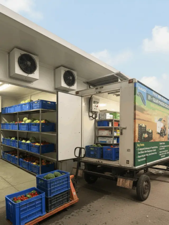 “Solar + EV Cold Storage: Cooling That Runs Anywhere”