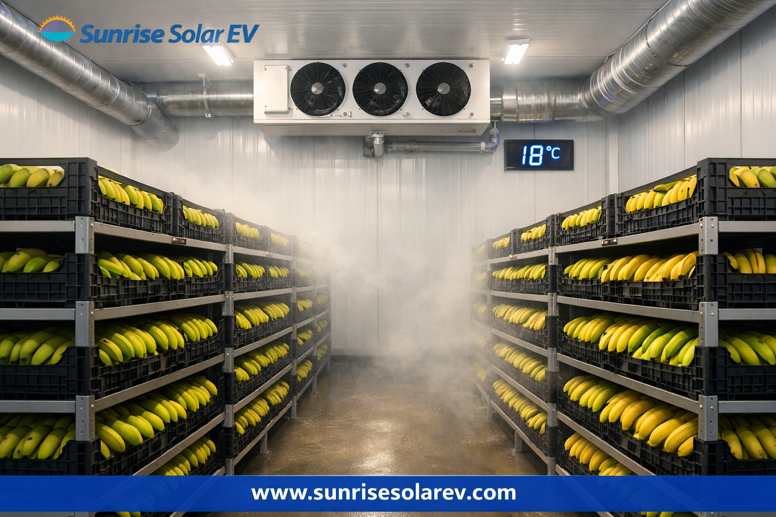 Banana Ripening Chamber vs Solar Cold Room